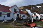 O museu e o correio de Grytviken, na Geórgia do Sul